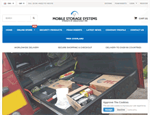 Tablet Screenshot of mobilestoragesystems.net